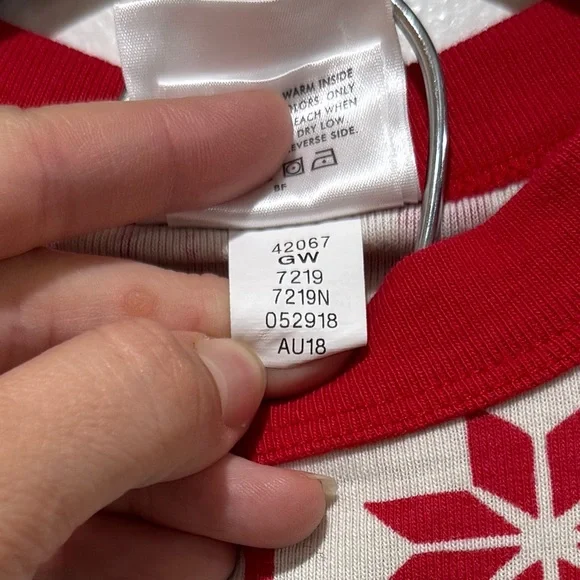 Hanna Andersson Kids 100% Cotton Dear Deer Holiday Long John Pajama 5 Christma - Picture 5 of 10